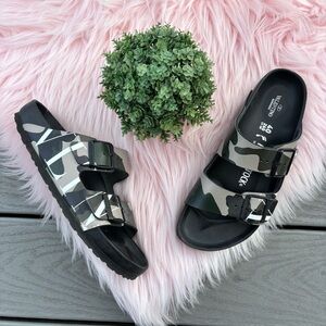 Valentino x Birkenstock Camo Sandals